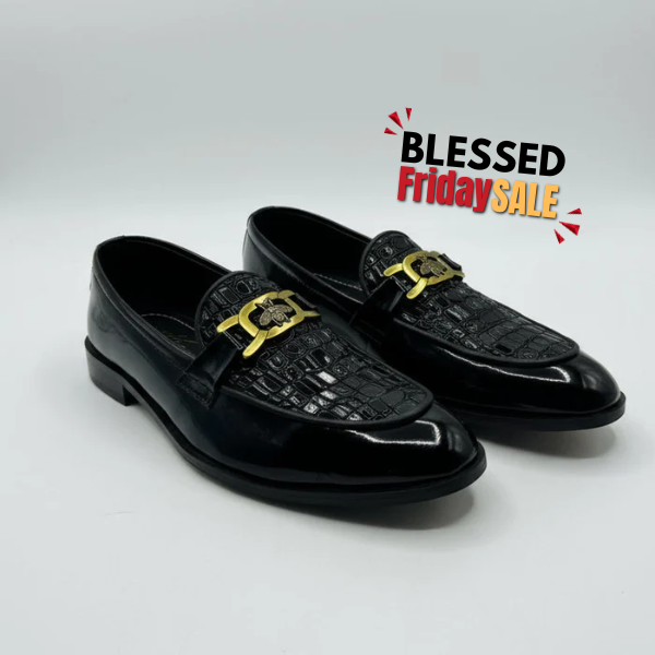 Patent Hadi Croc Loafers