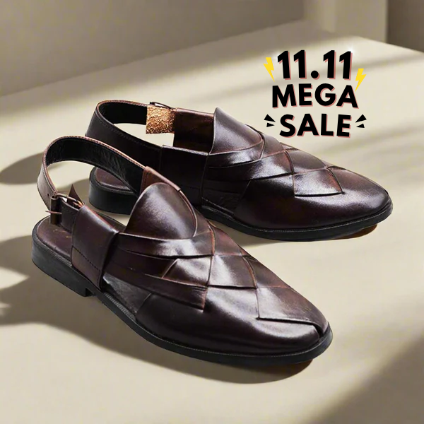 Weaved Peshawari Chocolate Brown