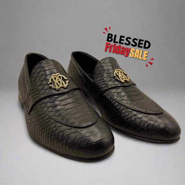 Black Croc RC Loafers