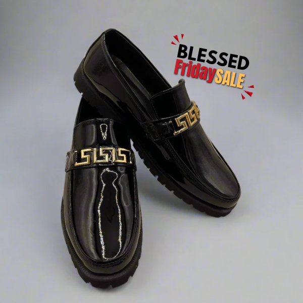 Patent Chain Loafers