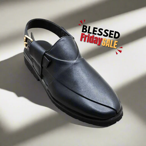 Plain Chunky Black Peshawari