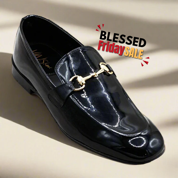 Patent Loafers Black