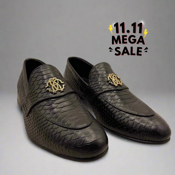 Black Croc RC Loafers
