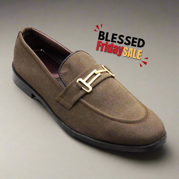 Suede Loafers Choc Brown