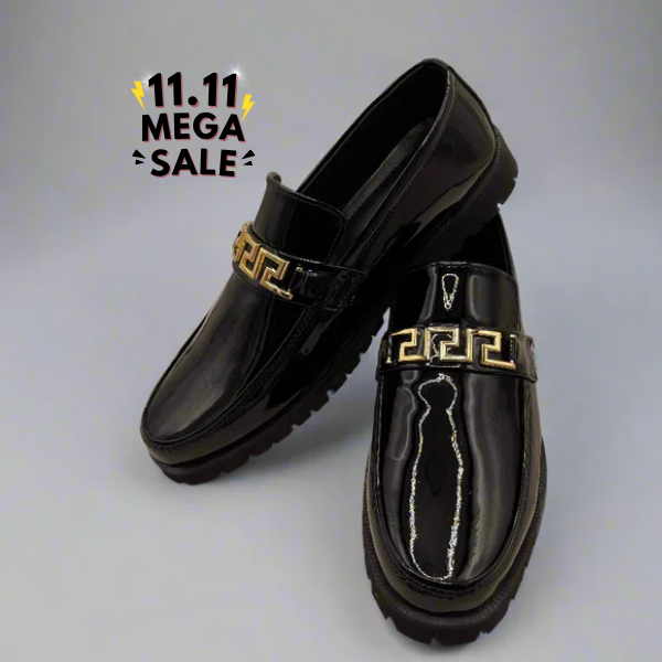 Patent Chain Loafers