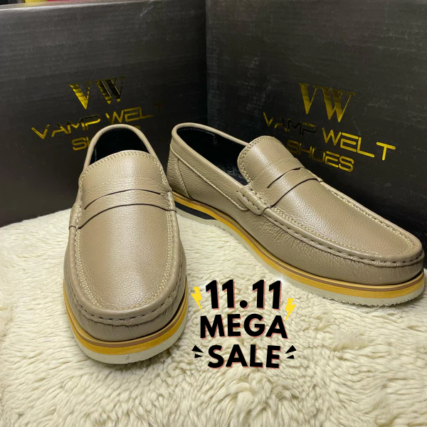 penny loafer white chunky sole