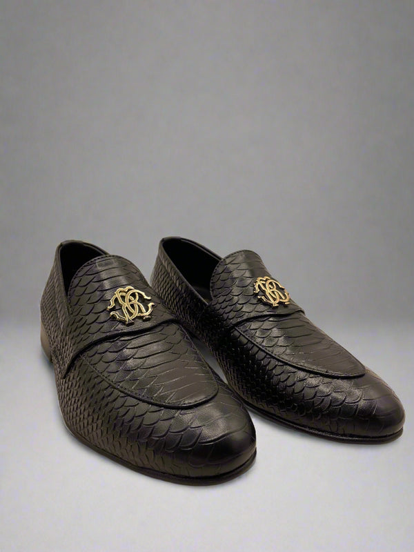 Black Croc RC Loafers