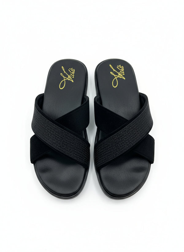 Black Stone Slipper