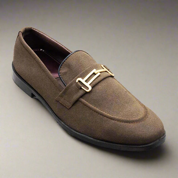 Suede Loafers Choc Brown